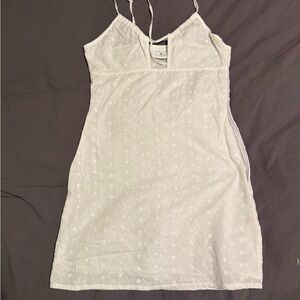 Daisy Street White Eyelet Mini Summer Dress